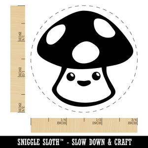 Cute Kawaii Toadstool Mushroom Rubber Stamp for Stamping Crafting Planners