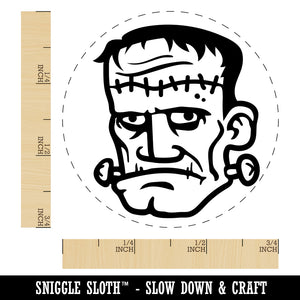 Halloween Frankenstein Monster Rubber Stamp for Stamping Crafting Planners