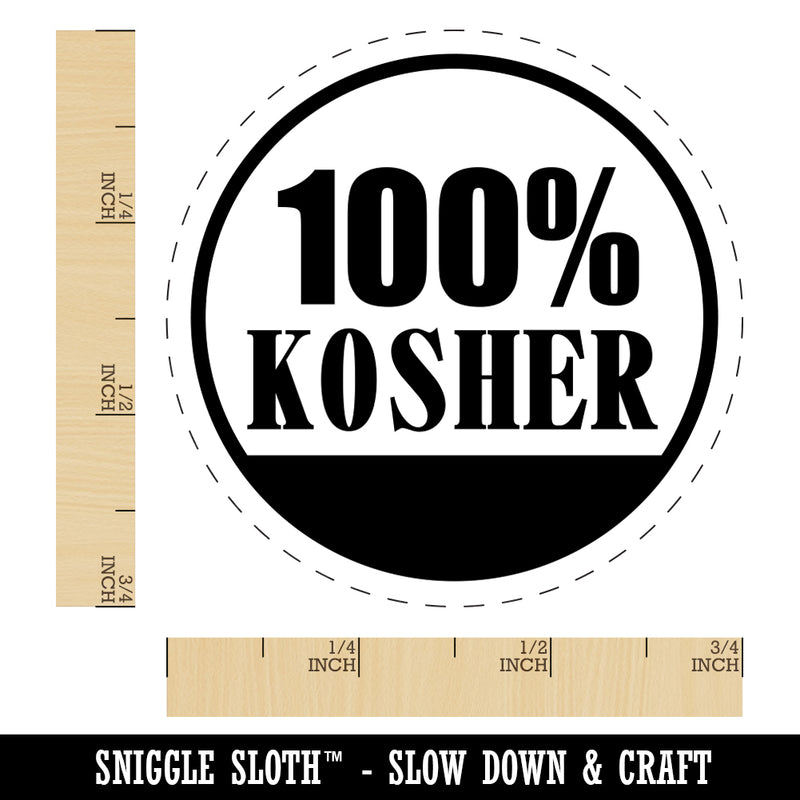 Kosher Food Label Rubber Stamp for Stamping Crafting Planners