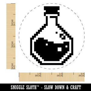 Pixel RPG Potion Health Mana Bottle Rubber Stamp for Stamping Crafting Planners