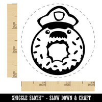 Police Officer Donut Rubber Stamp for Stamping Crafting Planners