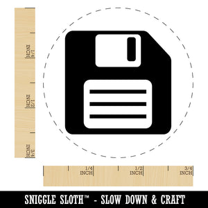 Save Icon Floppy Disk Rubber Stamp for Stamping Crafting Planners