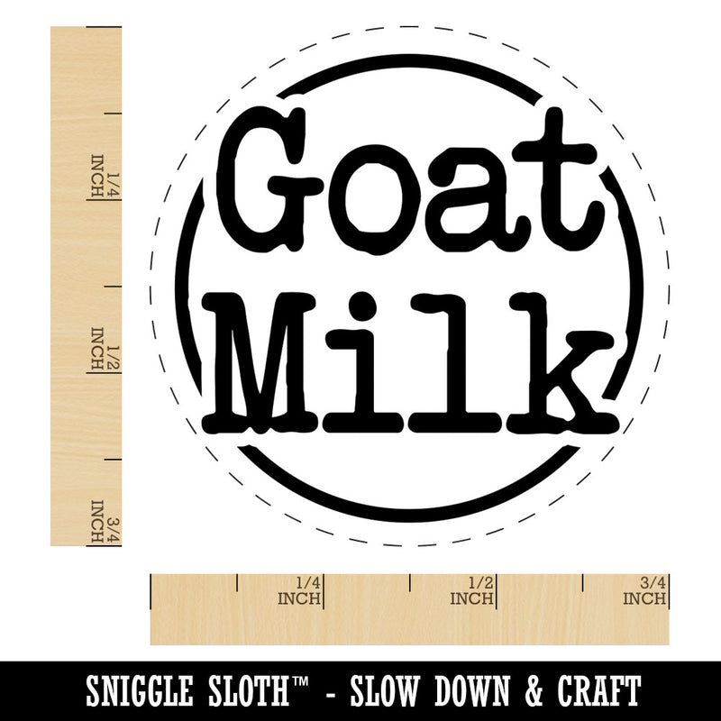 Goat Milk Typewriter Rubber Stamp for Stamping Crafting Planners