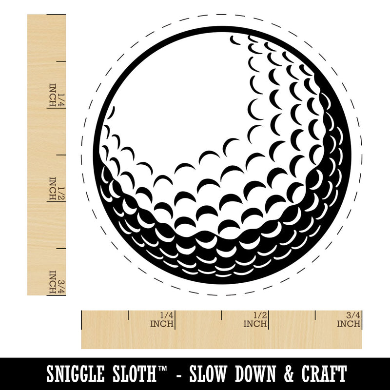 Golf Ball Sports Rubber Stamp for Stamping Crafting Planners