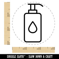 Hand Sanitizer Bottle Symbol Rubber Stamp for Stamping Crafting Planners