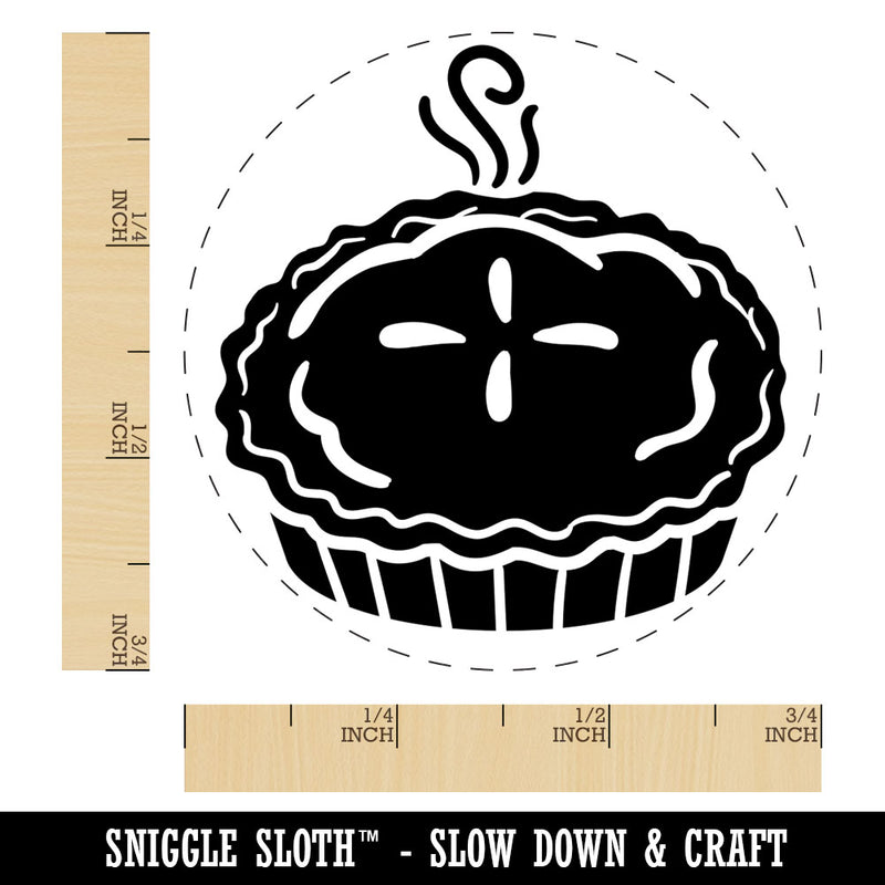 Freshly Made Apple Pie Fall Rubber Stamp for Stamping Crafting Planners