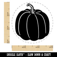 Realistic Pumpkin Fall Thanksgiving Halloween Rubber Stamp for Stamping Crafting Planners