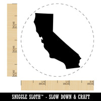 California State Silhouette Rubber Stamp for Stamping Crafting Planners