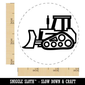 Bulldozer Dozer Construction Vehicle Rubber Stamp for Stamping Crafting Planners