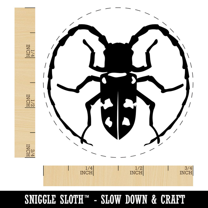 Citrus Long Horned Beetle Insect Rubber Stamp for Stamping Crafting Planners