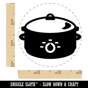 Crock Pot Slow Cooker Rubber Stamp for Stamping Crafting Planners