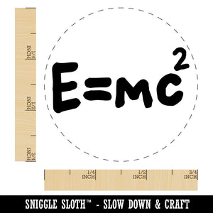 Einstein Equation for Energy and Mass Formula Rubber Stamp for Stamping Crafting Planners