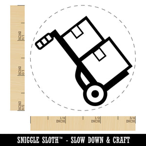 Hand Truck Dolly for Moving Boxes Rubber Stamp for Stamping Crafting Planners