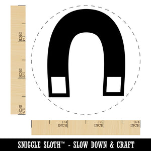 Horseshoe Magnet Rubber Stamp for Stamping Crafting Planners