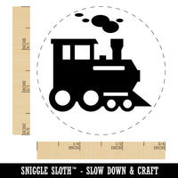 Locomotive Railway Train Engine Rubber Stamp for Stamping Crafting Planners