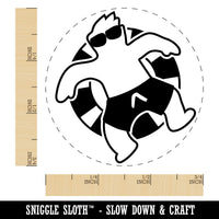 Summer Man in Swimsuit Floating Rubber Stamp for Stamping Crafting Planners