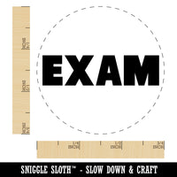 Exam Bold Text Test Teacher School Rubber Stamp for Stamping Crafting Planners