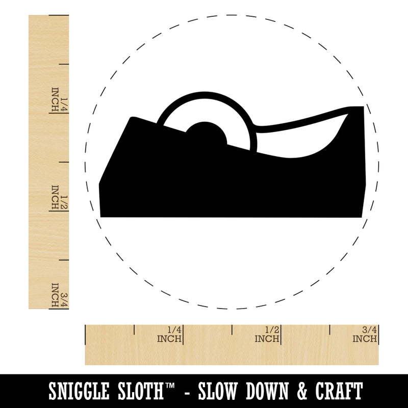 Tape Dispenser Roll Rubber Stamp for Stamping Crafting Planners