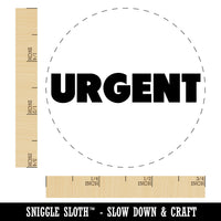 Urgent Bold Text Rubber Stamp for Stamping Crafting Planners