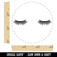 Cute Detailed Eyelashes Pair Rubber Stamp for Stamping Crafting Planners