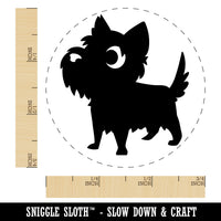 Lovable Cartoon Cairn Terrier Rubber Stamp for Stamping Crafting Planners