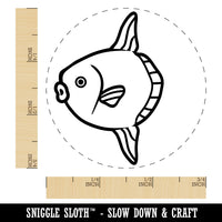 Mola Mola Ocean Sunfish Rubber Stamp for Stamping Crafting Planners