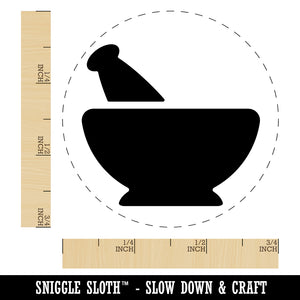 Mortar and Pestle Pharmacy Alchemy Icon Rubber Stamp for Stamping Crafting Planners