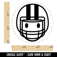 Occupation Athlete Football Helmet Icon Rubber Stamp for Stamping Crafting Planners