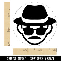 Occupation Detective Private Investigator Icon Rubber Stamp for Stamping Crafting Planners