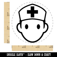 Occupation Medical Nurse Icon Rubber Stamp for Stamping Crafting Planners