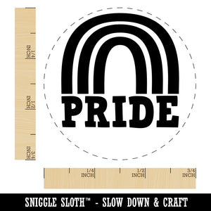 Pride Fun Rainbow LGBTQ Rubber Stamp for Stamping Crafting Planners