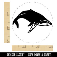 Happy Humpback Whale Rubber Stamp for Stamping Crafting Planners