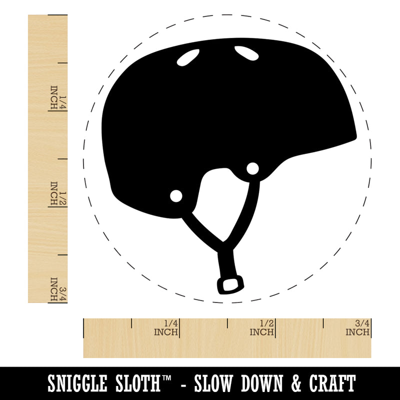 Skateboarding Sports Helmet Rubber Stamp for Stamping Crafting Planners