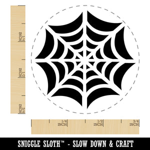 Elegant Spider Web Halloween Rubber Stamp for Stamping Crafting Planners
