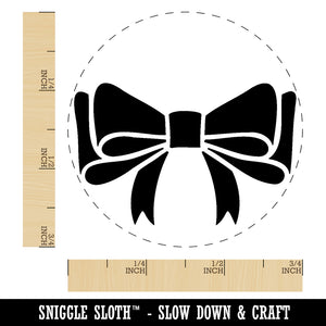 Cute Hair Bow Tie Rubber Stamp for Stamping Crafting Planners