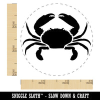 Crab Beach Ocean Rubber Stamp for Stamping Crafting Planners