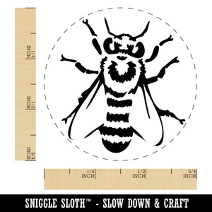 European Honey Bee Insect Beekeeping Rubber Stamp for Stamping Crafting Planners