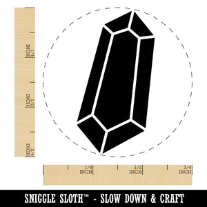 Geometric Crystal Gem Rock Rubber Stamp for Stamping Crafting Planners