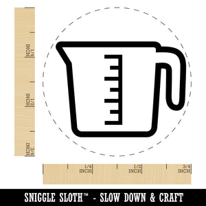 Measuring Cup Baking Cooking Rubber Stamp for Stamping Crafting Planners