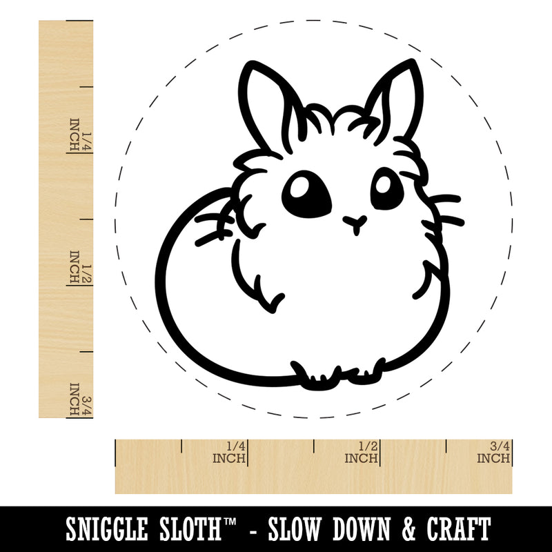 Lionhead Rabbit Bunny Cute Rubber Stamp for Stamping Crafting Planners