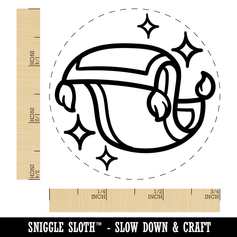 Magic Flying Carpet Fantasy Rubber Stamp for Stamping Crafting Planners