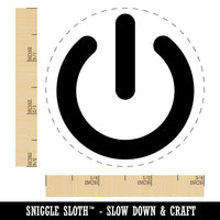Power Button Symbol On Off Rubber Stamp for Stamping Crafting Planners