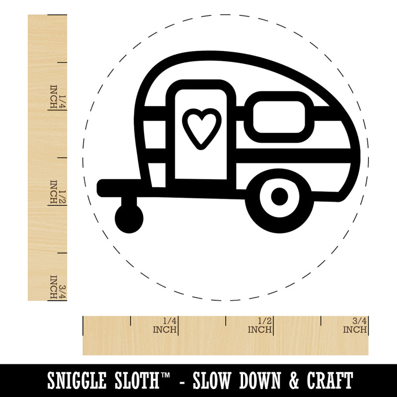 Charming Little Camper Camping Outdoor Life Rubber Stamp for Stamping Crafting Planners