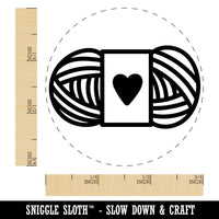 Darling Skein of Yarn Crocheting Knitting Yarn Crafts Rubber Stamp for Stamping Crafting Planners