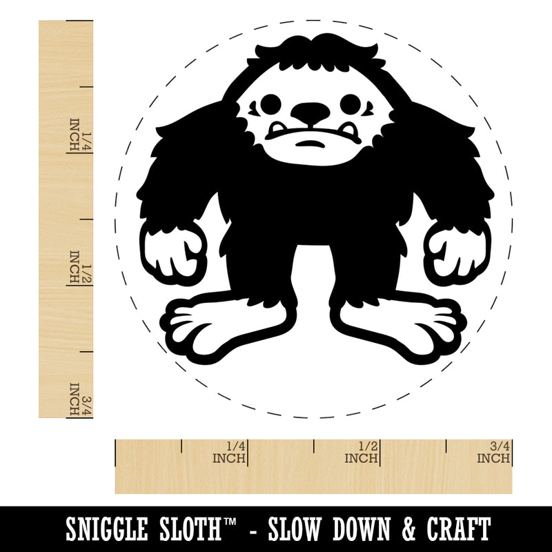 Bigfoot Sasquatch Cryptozoology Rubber Stamp for Stamping Crafting Planners