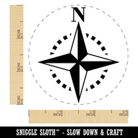 Compass Rose Nautical Star Navigation Map Rubber Stamp for Stamping Crafting Planners