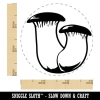 Eryngii King Oyster Trumpet Mushroom Fungus Rubber Stamp for Stamping Crafting Planners