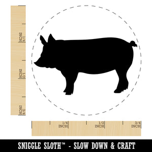 Solid Pig Farm Animal Rubber Stamp for Stamping Crafting Planners