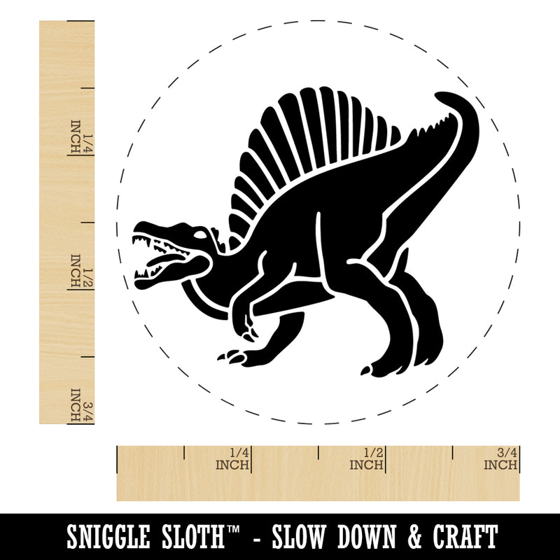 Spinosaurus Dinosaur Rubber Stamp for Stamping Crafting Planners