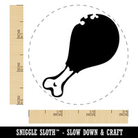 Chicken Drumstick Meat Food Rubber Stamp for Stamping Crafting Planners